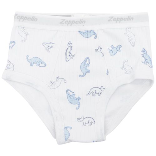 Calzoncillo estampado de dinosaurios azules para niño