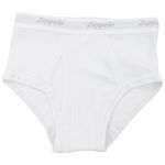 Calzoncillo blanco acanalado para niño-1758422567318