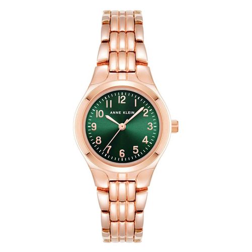 Reloj Anne Klein análogo de metal color rose gold para mujer