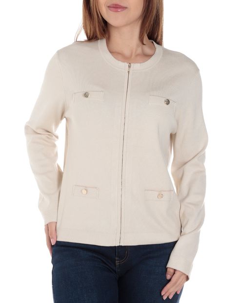 Suéter Nicolle cárdigan beige para mujer