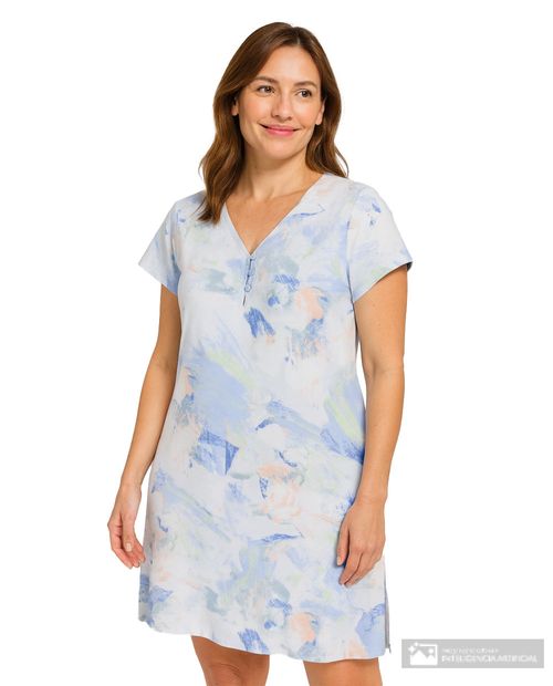 Camisón Nicolle manga corta para mujer