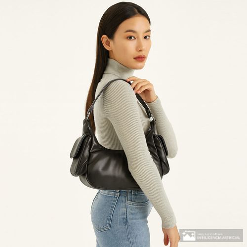 Cartera shoulder bag Unexpected color negro para mujer