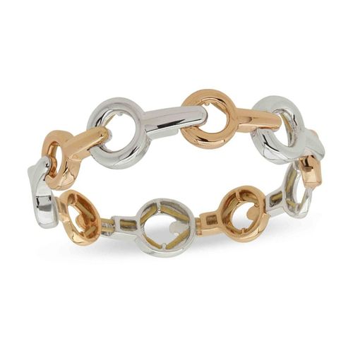 Pulsera de metal en dorado para mujer