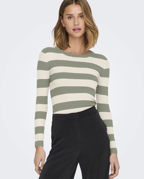 Suéter JDY pull over rayado para mujer