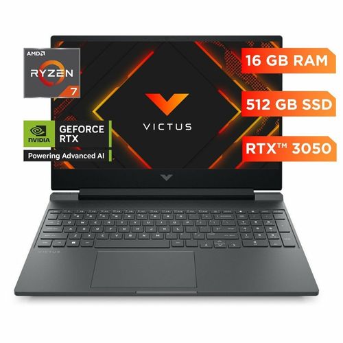 Laptop HP Victus Gaming 15-FB3020LA Procesador AMD Ryzen™ 7 7445H 16GB RAM 512GB SSD Windows 11 15.6" (39.62 cm)