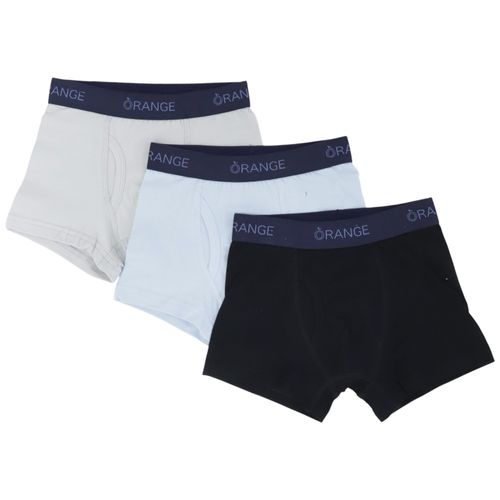 Set de 3 piezas de ropa interior sólido con estampado para niño