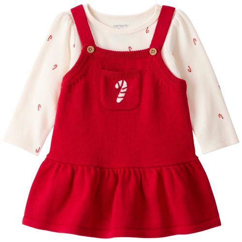 Conjunto de 2 piezas navideño para bebé niña