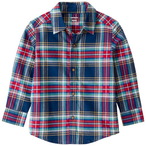 Camisa multicolor cuadriculada para niño