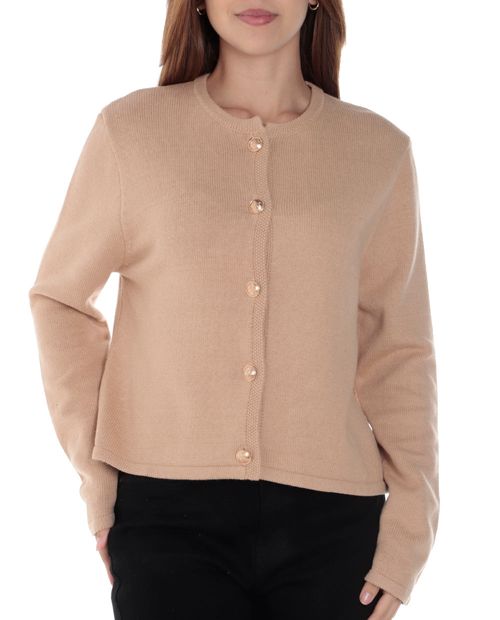 Suéter Nicolle cárdigan beige para mujer