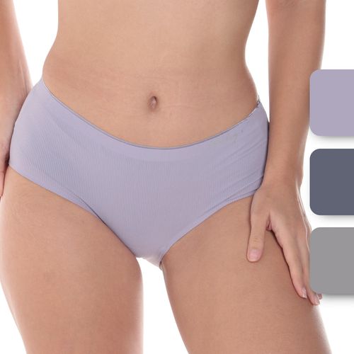 Set de 3 panties Hurley de cintura media para mujer