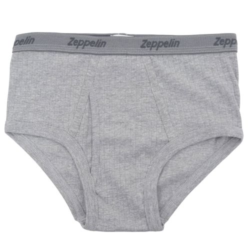 Calzoncillo gris acanalado para niño