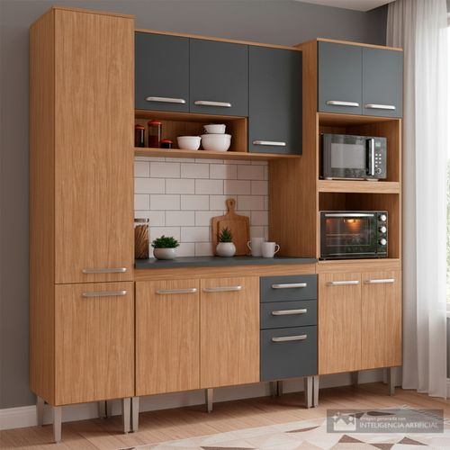 Mueble para cocina Belgica 223 cm x 226 cm x 52 cm