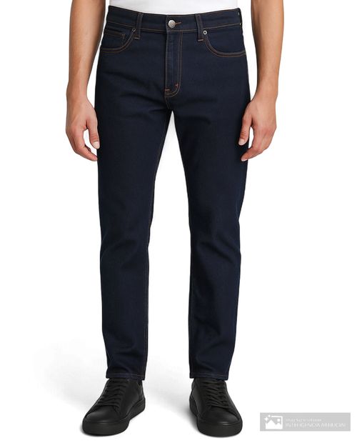 Jeans Unexpected slim fit azul oscuro denim para hombre