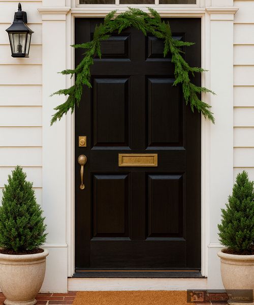 Guirnalda de ramas de pino 20 x 20 x 150 cm