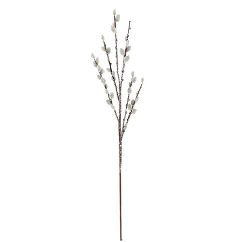 Rama decorativa de sauce nevado 69 cm