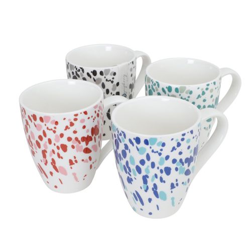 Set de 4 tazas de porcelana Alfresco 360 ml