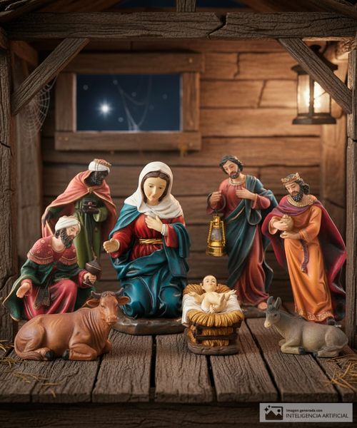 Set de 11 piezas de nacimiento  20 cm