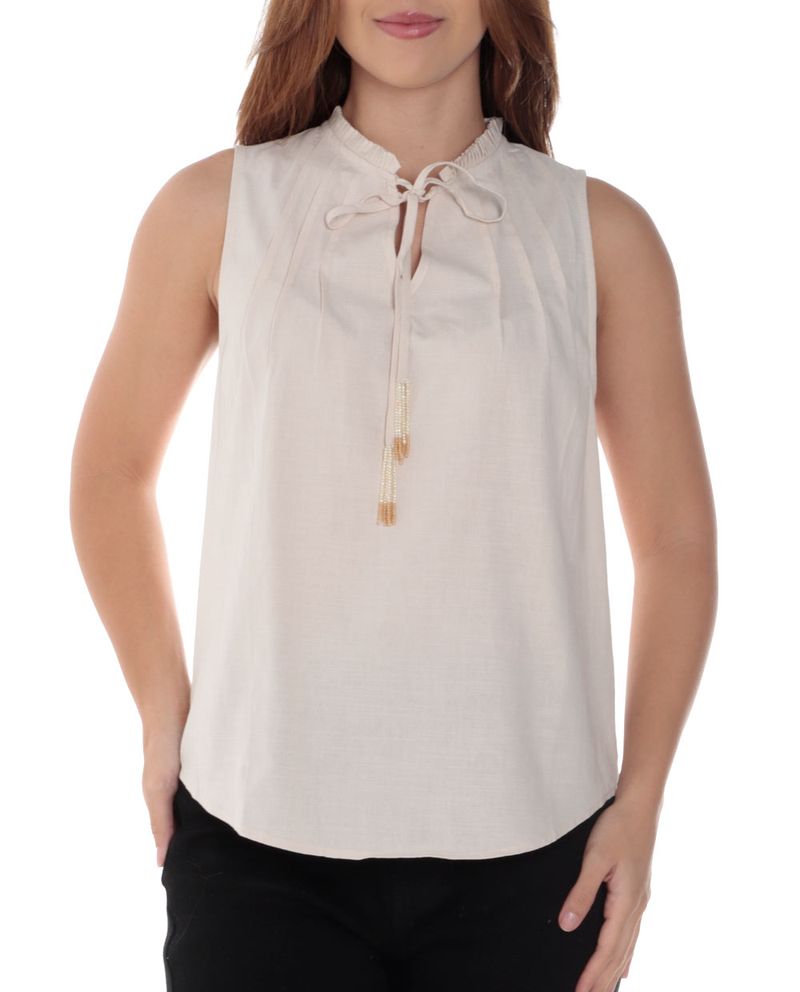 104914651-Blusa Sabrina túnica blanca sin mangas para mujer