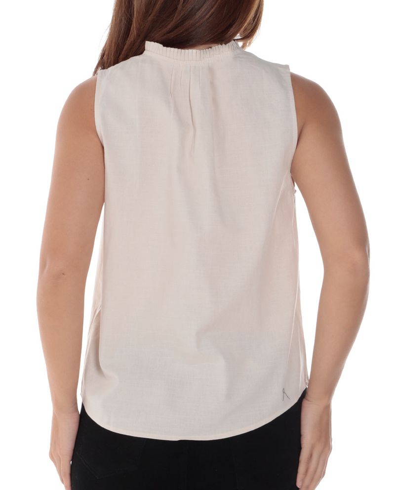 104914651-Blusa Sabrina túnica blanca sin mangas para mujer