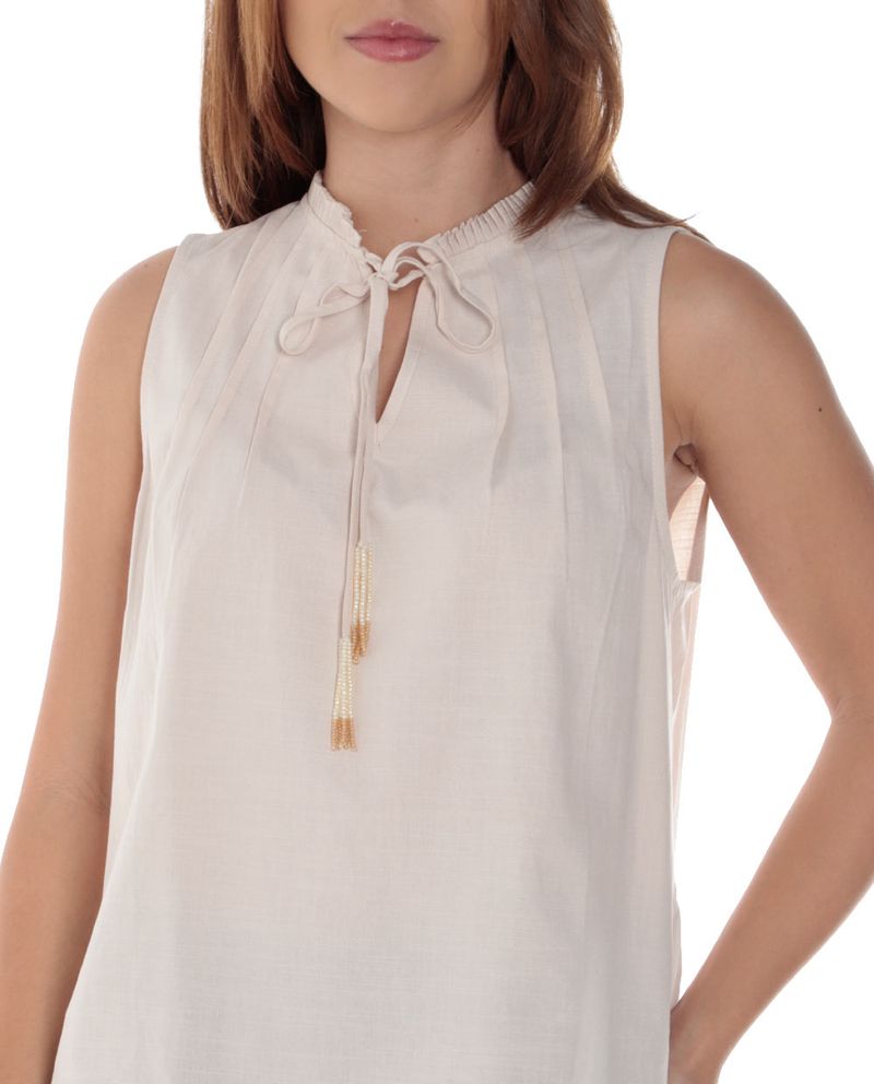 104914651-Blusa Sabrina túnica blanca sin mangas para mujer