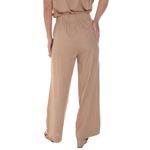 104919245-Pantalón Nicolle pull on beige de cintura alta para mujer