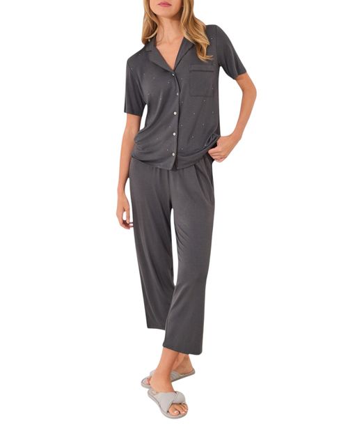 Pijama con pantalón Women Secret gris para mujer