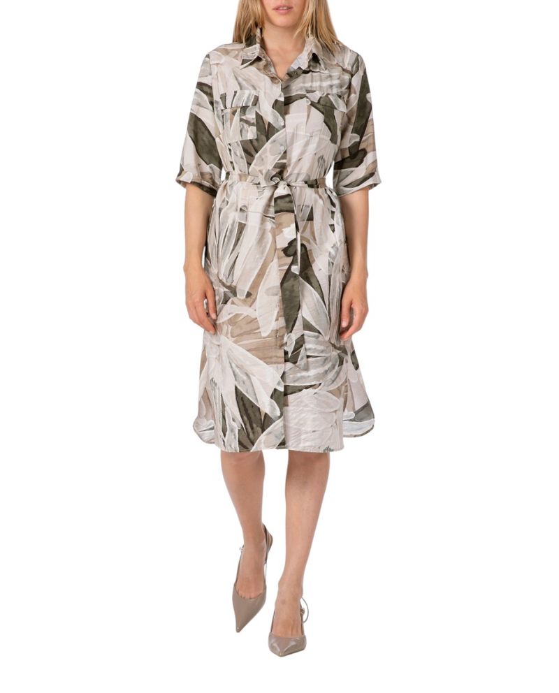 104996914-Vestido Punt Roma shirt dress estampado mangas 3/4 para mujer