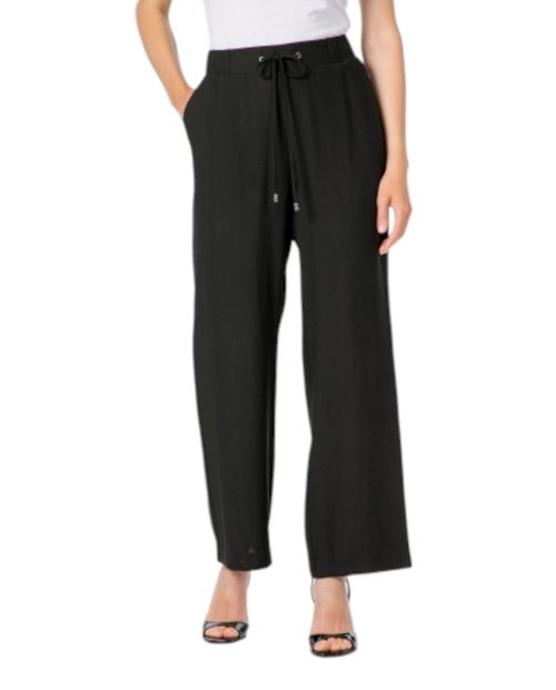 Pantalón Punt Roma pull on negro de cintura alta para mujer