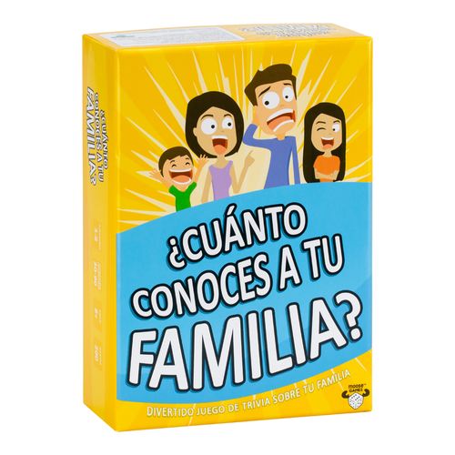 Games ¿cuanto conoces a tu familia? juego de mesa