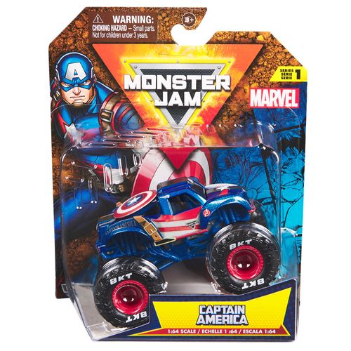 Monster Jam Marvel vehículo a escala 1:64 surtido (1 pieza)