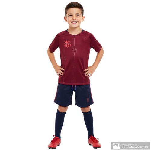 Short deportivo FC Barcelona para niño
