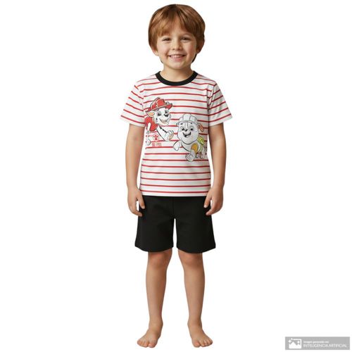 Conjunto de 2 piezas estampado de Paw Patrol para niño