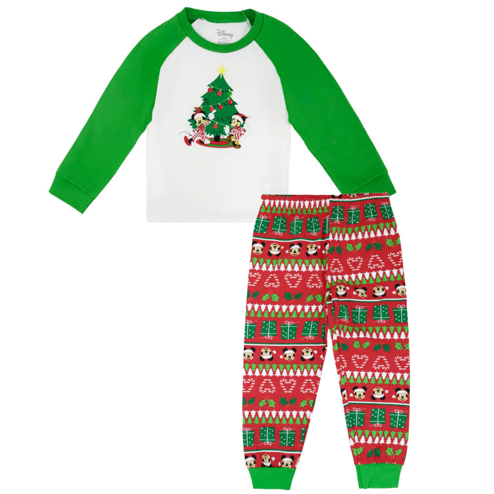 Pijama de piezas navideña con estampado Mickey Mouse para niño Tienda  Online de Almacenes SIMAN El Salvador