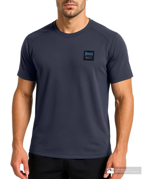 Camiseta deportiva Everlast azul texturizada para hombre