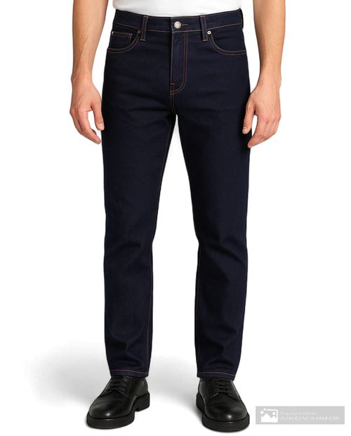 Jeans Pepe Revolution straight fit azul oscuro denim para hombre