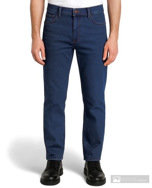 Jeans Pepe Revolution straight fit azul denim para hombre