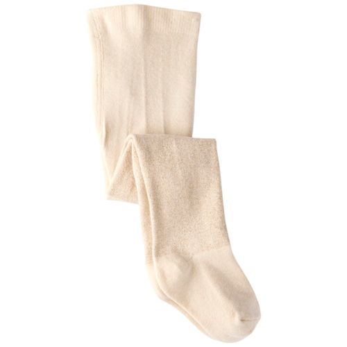 Medias beige sólido para niña