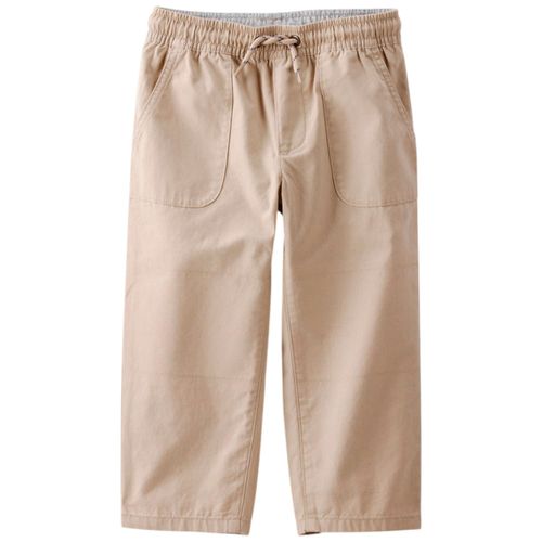 Pantalón beige sólido para niño
