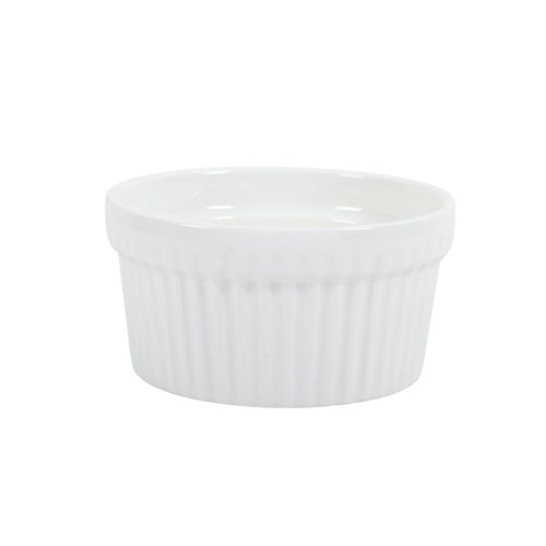 Set de 4 recipientes Ramekins de porcelana 10x5 cm