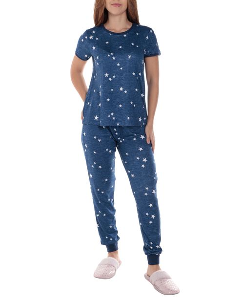 Pijama con pantalón Rene Rofe estampada para mujer