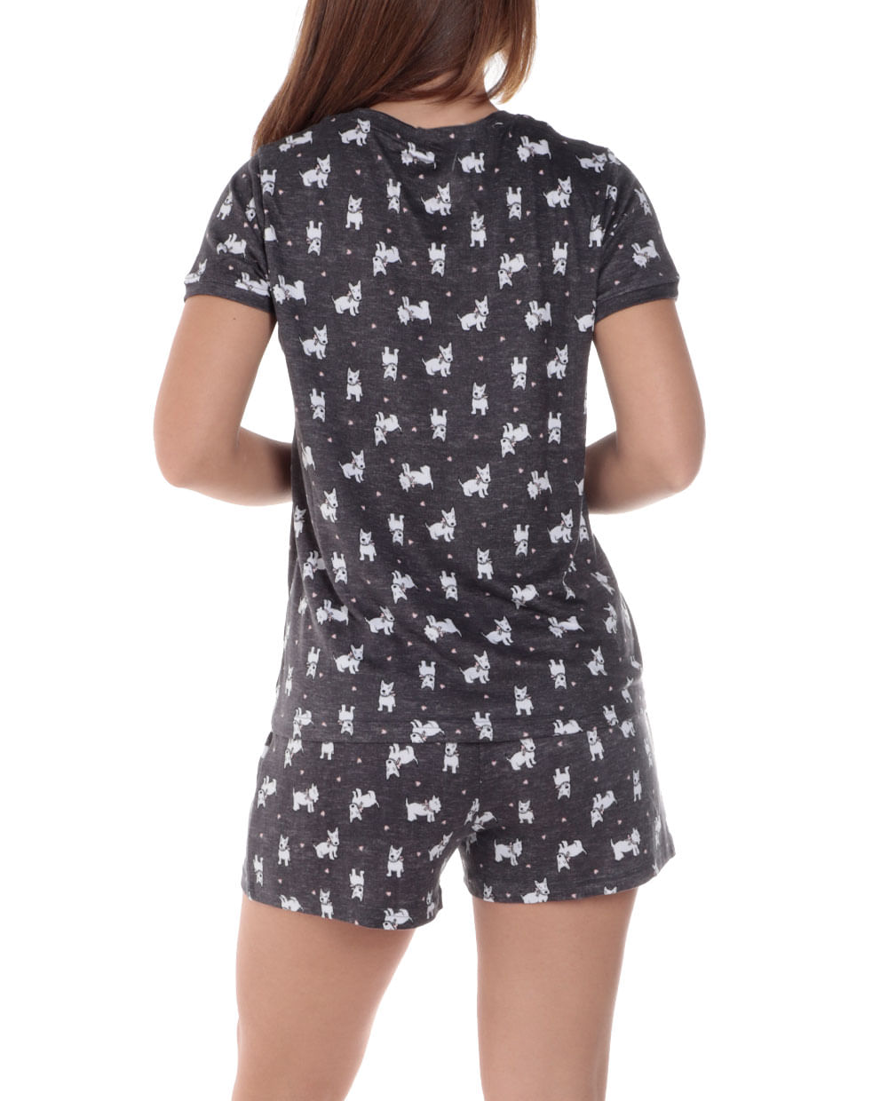 Pijama con short Rene Rofe estampada para mujer - Siman Nicaragua