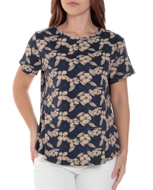 Camiseta Nicolle estampada manga corta para mujer