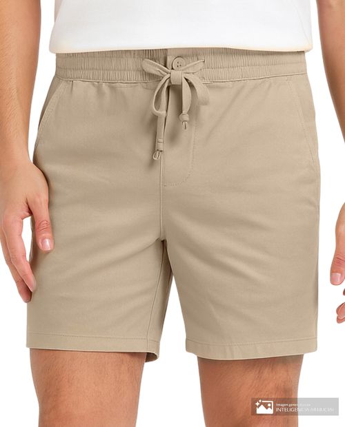 Short chino Carven beige sólido para hombre