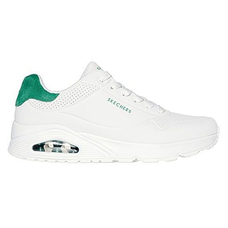 Zapato deportivo casual Skechers blanco para hombre Siman Nicaragua
