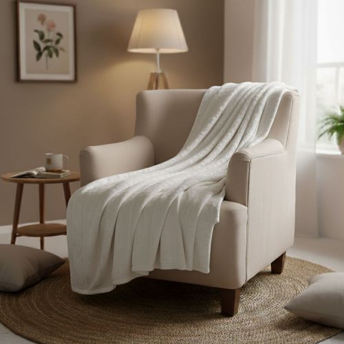 Frazada sólida patina vie de poliéster