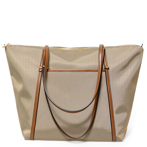 Cartera tote Sfera color café para mujer