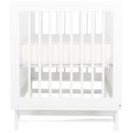 Cuna de madera Premium baby blanca con barandal-1759844860236