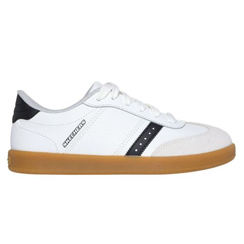 Zapato deportivo casual Skechers blanco para niño