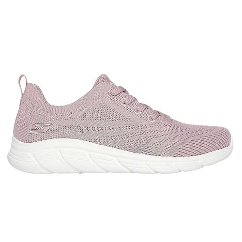 Zapato deportivo casual Skechers rosado para mujer
