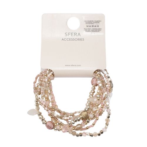 Pulsera multicuerdas multicolor 6cm-20.32 cm para mujer